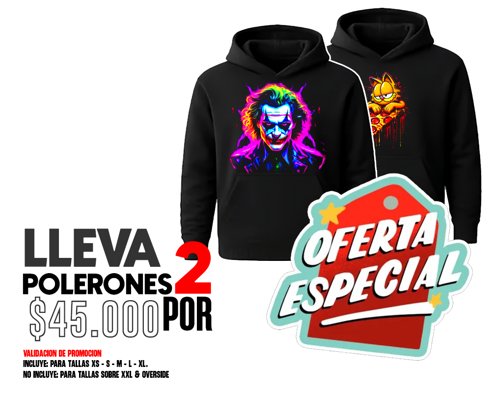 PROMOCION POLERONES 2X